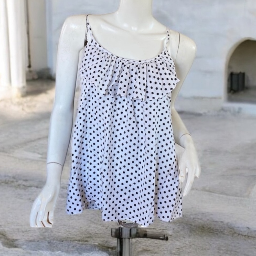 Pincere Di Piu polka dot rayon top S